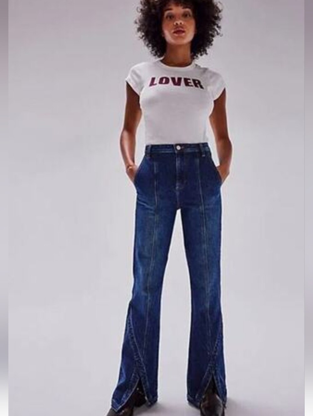 CRVY Mona High Rise Flare Jeans *NWT * Size 24